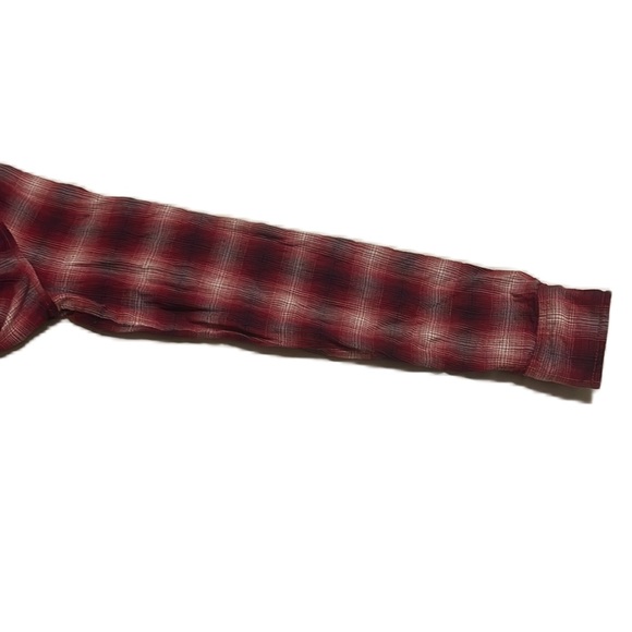 American Eagle Outfitters, 5-Button, Tie Belt, Roll Tab Sleeves Top, Multi, 4 - Picture 5 of 7